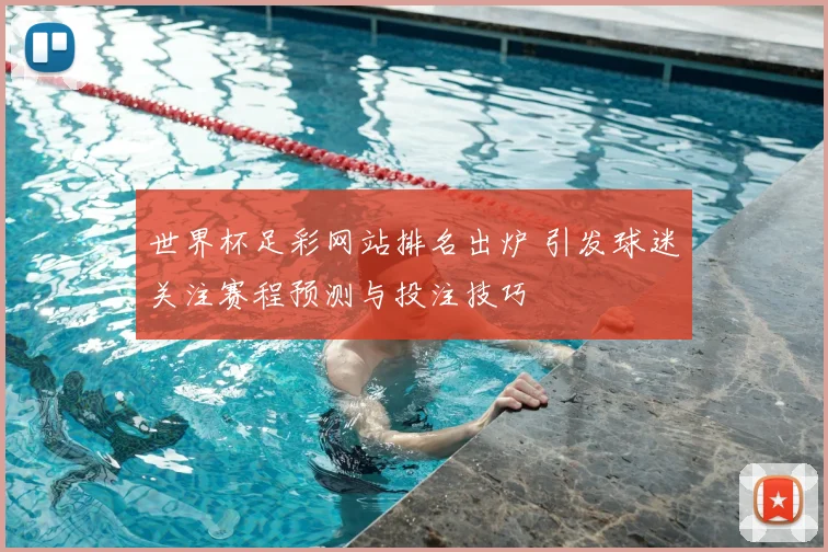 世界杯足彩网站排名出炉 引发球迷关注赛程预测与投注技巧
