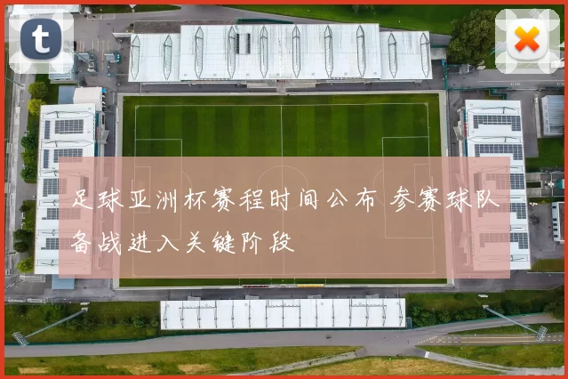 足球亚洲杯赛程时间公布 参赛球队备战进入关键阶段