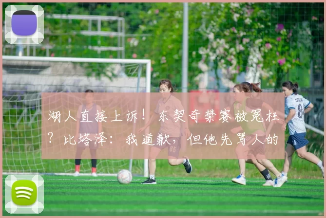 湖人直接上诉！东契奇禁赛被冤枉？比塔泽：我道歉，但他先骂人的